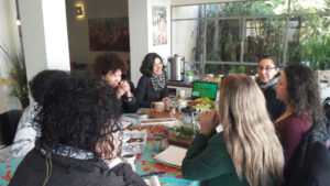 העברתי קורס להקמת בלוג עסקי ואחת הבלוגריות המקומיות הגיעה יחד איתי ללמוד ולתת לי תמיכה